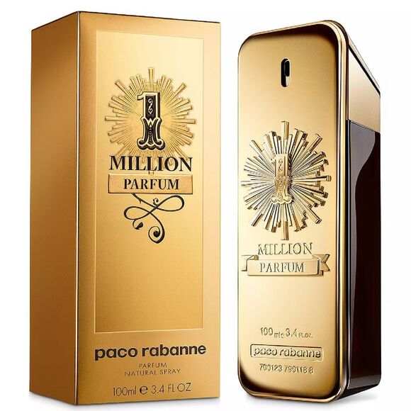 One Million by Paco Rabanne Parfum Spray for Men 3.4 oz / 100 ml New - Picture 3 of 8